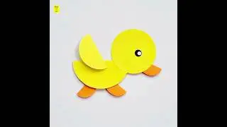 Paper Duck Craft | Easy Craft ideas | Shorts | Ytshorts | Diary Of Art