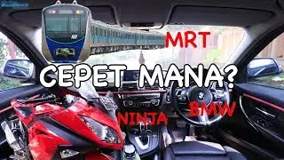 MRT Jakarta vs Ninja 250 vs BMW F30 320d ke Theater JKT48 Motovlog #3