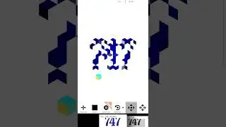 what request mine is 747 #pixelate #drawing #glitchlab #glith #numberreading