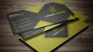 Photoshop Business Card Design || Photoshop CS6 Tutorial