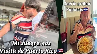 Mi suegra nos visita de Puerto Rico la llevamos a probar las pupusas 🇵🇷🇸🇻