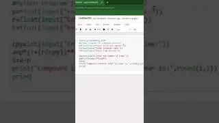 Python Program for Compound Interest | 