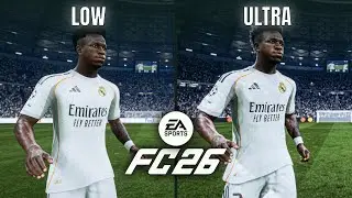 EA FC 26 | PC Low vs Ultra Settings | Graphics Comparison