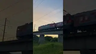 2022-2023! ЭП1-053 «Борисова А.М. тихо проезжает мост через реку Вычеру