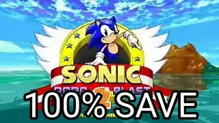 Sonic robo blast 2 Save data 100% Save [Manete Play]