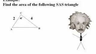 Hero's Formula and Law of Sines
