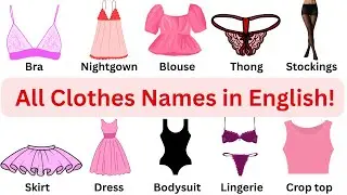 100+ Clothes Names in English 👗🧥 | Learn English Vocabulary FAST | Clothes Vocabulary for Beginners