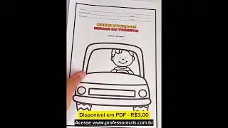 Atividades Semana do Trânsito #pedagogia #pedagogo