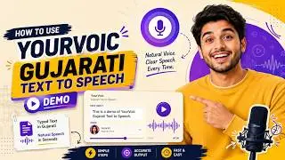 How to Convert Gujarati Text to Speech Free | YourVoic Tutorial
