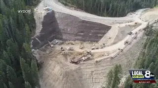 WYDOT celebrates completion of Teton Pass Big Fill Slide restoration