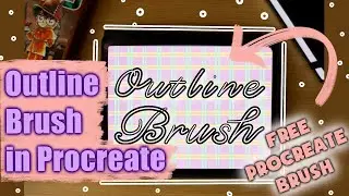 How to Create an OUTLINE BRUSH in PROCREATE