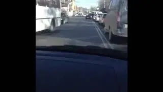 На приоре уходят от полиции. Дагестан, Махачкала