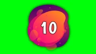 🌹10 Sec Timer ⏰ Timer 10 Seconds Countdown Green Screen ⏰ NO COPYRIGHT