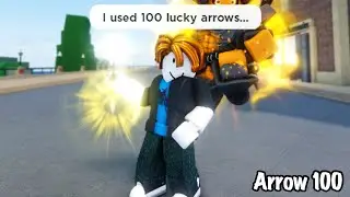 [YBA] Using 100 LUCKY ARROWS in Your Bizarre Adventure!