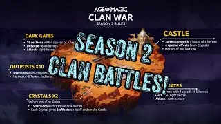 Clan Battles Season 2 Will Be Here Soon! || Age of Magic