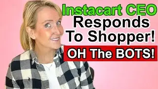 Fidji Simo Personally Responds To Instacart Shopper- BOTS Aggressively Soliciting