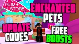 *UPDATE 16 CODES* ENCHANTED PETS IN ROBLOX BUBBLEGUM SIMULATOR