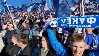 Болельщики  «Факела» поют «Туман» на матче с ЦСКА