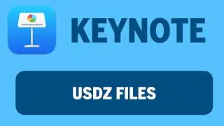 Keynote 13.2: USDZ File Support
