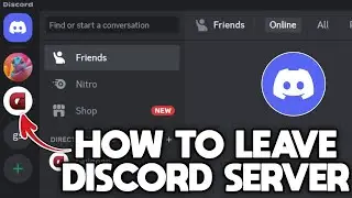 How to LEAVE DISCORD SERVER - Easy Tutorial