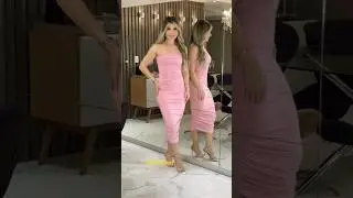 Fashion trending for girls now latest bodycon midi dress style 