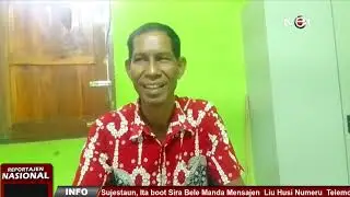 Estudante antuziasmu hein prejensa sua santidade Papa Francisco mai Timor - Leste