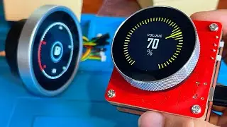 Поворотный IPS-дисплей MaTouch ESP32-S3 1,28" GC9A01 от Makerfabs