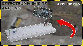N’OUBLIEZ PLUS JAMAIS D’ARROSER VOS PLANTES !!(Arduino) / capteur humidité + led