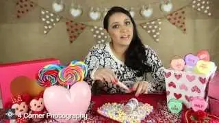 Valentines day Candy Lips Photo tutorial