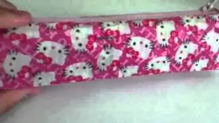 Hello kitty duct tape pencil case!