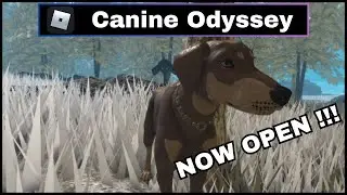 NEW Roblox Dog RP Game - Canine Odyssey - Play Now !!!