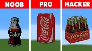NOOB VS PRO VS HACKER Coca Cola 💥Minecraft Pixel Art💥