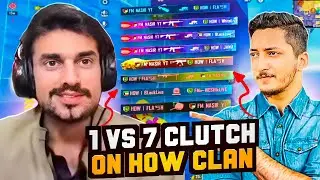 1vs7 On How Clan - Aggressive Gameplay - Pubg Mobile