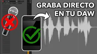 Usa tu CELULAR COMO MICRÓFONO en tu DAW
