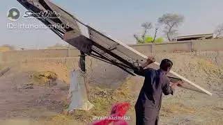 How Farmers Installed Solar Panel Without Stands in Pakistan