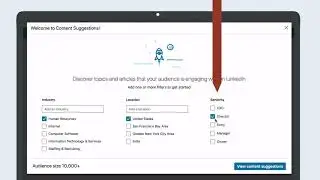 LinkedIn Pages: How to use Content Suggestions