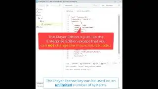 How does the RPA Software Player Edition look like?