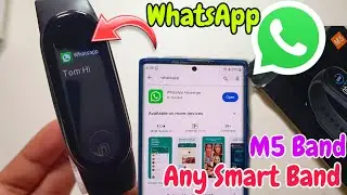 Mi Smart Band How To Get WhatsApp | mi smart band me whatsapp | Mi Smart band whatsapp Notification