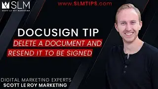 DocuSign Tip - Delete A Document and Resend It To Be Signed