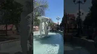 Фонтан в Ейске на улице Свердлова