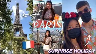 I SURPRISED MY BOYFRIEND WITH A TRIP TO PARIS! 🇫🇷