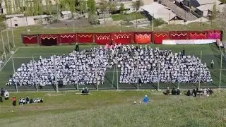 Манас - кыргыз рухунун туу чокусу! 700дөй окуучу. Баткен облусу, Лейлек району Ак-Суу айылы