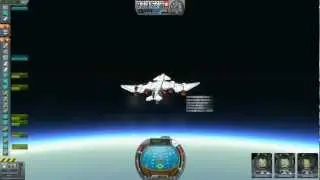 Kerbal Space Program - My first working aircraft (single stage rocket payload)