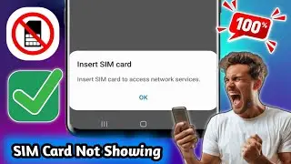 Fix Samsung Insert SIM Card Problem | Insert SIM Card to Access Network Services Solution (2025) 
