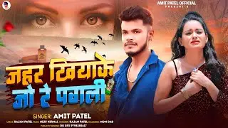 जहर खियाके जो रे पगली - #Amit Patel || Jahar Khiyake Jo Re Pagli || New Superhit Sad Song 2024