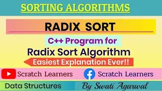 Radix Sort in C++|Radix Sort Code|Radix Sort Algorithm |Code of Radix Sort|