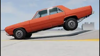 BeamNG Drive - 1971 Plymouth Valiant Suspension Testing (Duel Car)