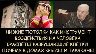 Н.Левашов: Как низкие потолки воздействуют на человека. Браслеты разрушающие клетки. Откуда тараканы