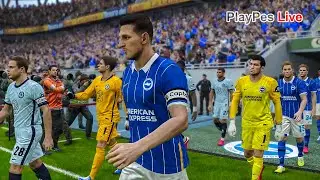 PES 2020 - Brighton & Hove Albion vs Chelsea - Full Match & H. Ziyech Free Kick Goal - Gameplay PC