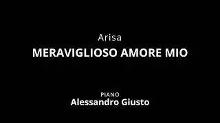 Arisa, MERAVIGLIOSO AMORE MIO | Piano instrumental Karaoke